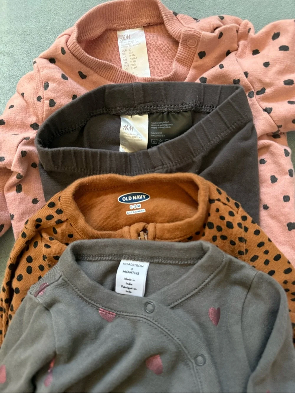 0-3M Bundle Girls 12-piece lot H&M Nordstrom Old Navy Cat & Jack Carter Honest